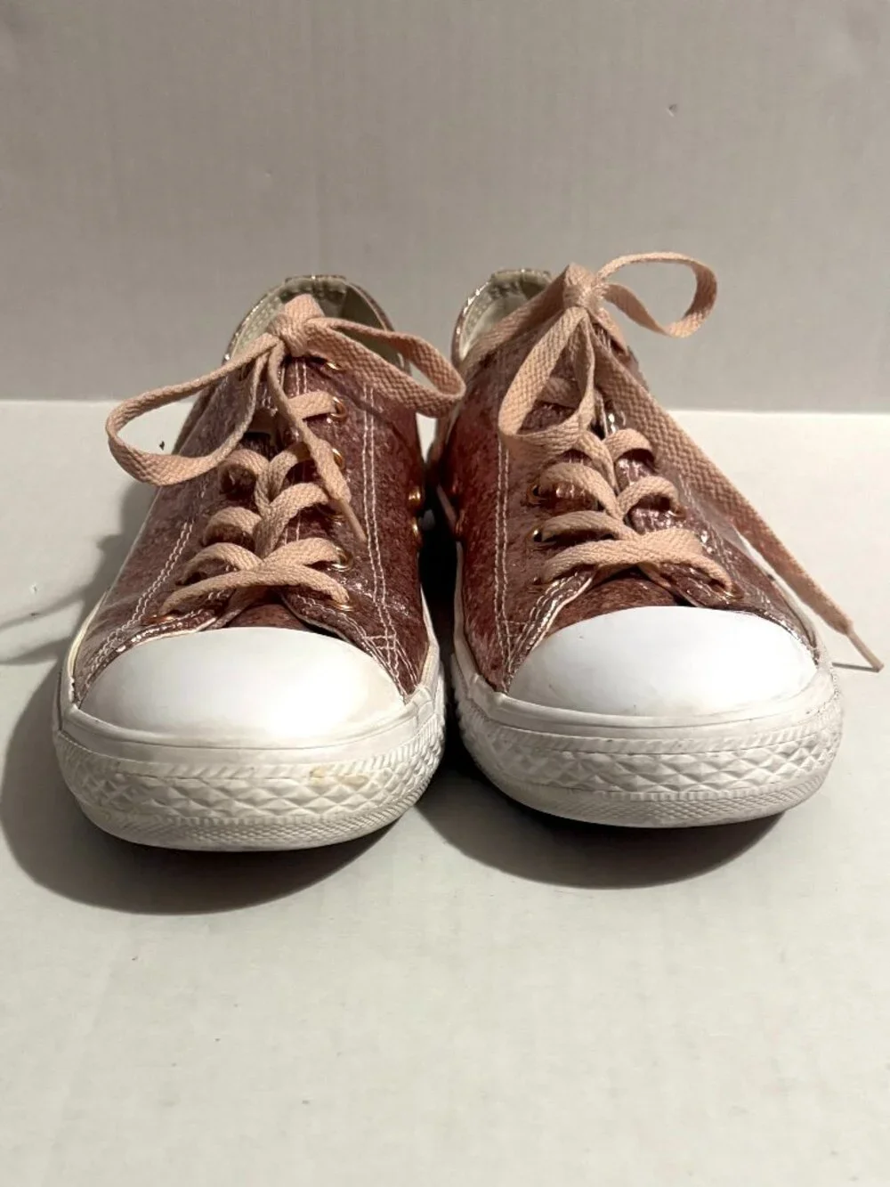 Converse Chuck Taylor All Star Low GS 'Dusk Pink Glitter' Size Juniors 6